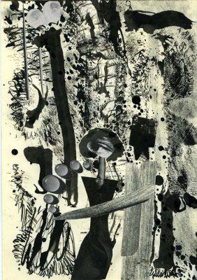 Arbeiten auf Papier - Zyklus zum Film „Letztes Jahr in Marienbad“